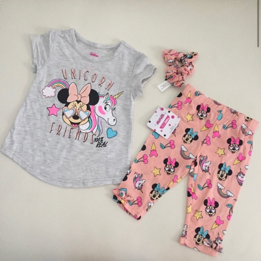 Disney Unicorn Minnie Mouse Cute 3-pieces set 6201 - Picture 1 of 5
